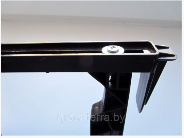 Крепление для балконного ящика шоколадное